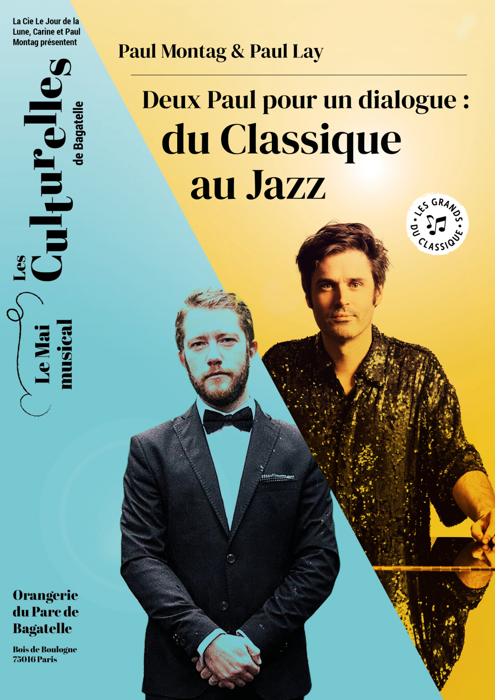 Paul Montag & Paul Lay - Deux Paul pour un dialogue : Du classique au Jazz
